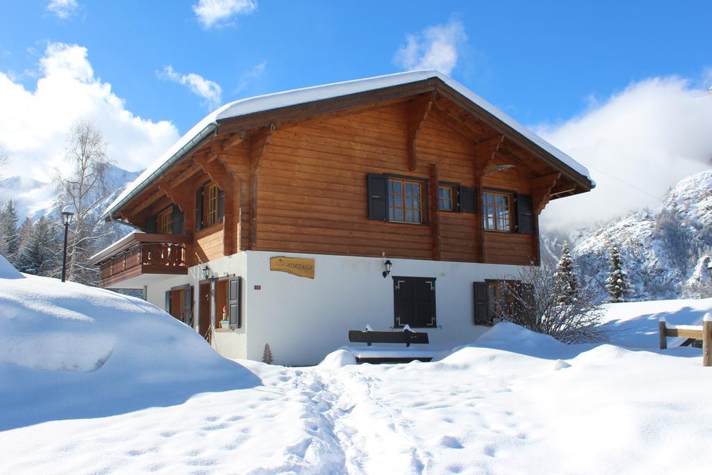 Chalet Charming Grächen Exteriér fotografie