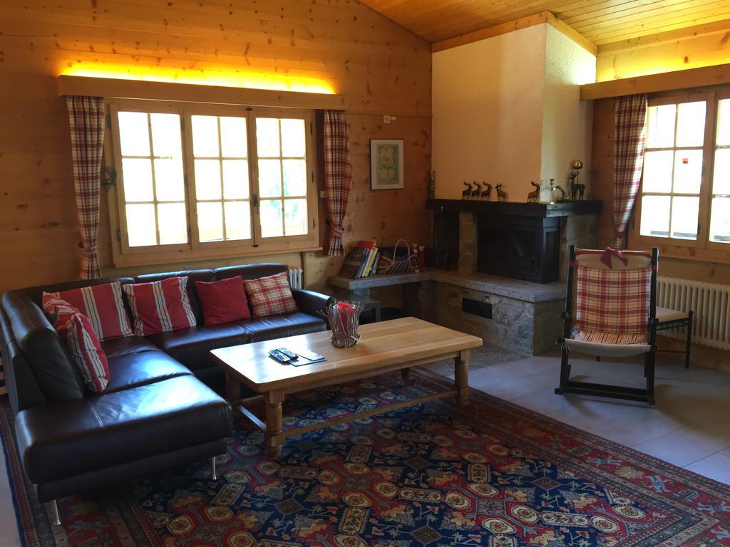 Chalet Charming Grächen Exteriér fotografie