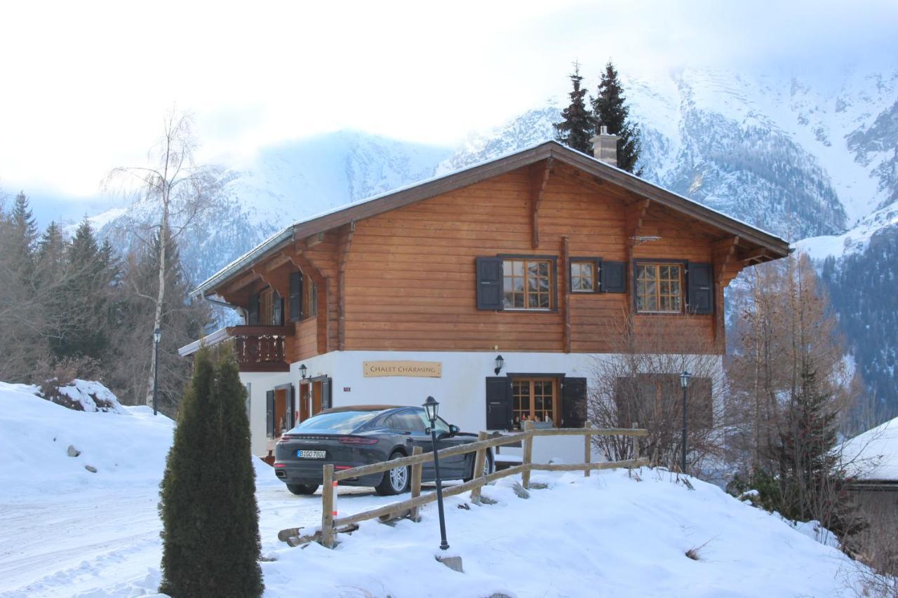 Chalet Charming Grächen Exteriér fotografie