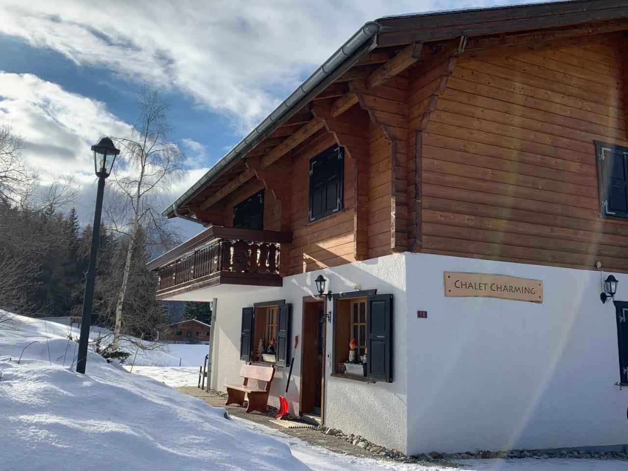 Chalet Charming Grächen Exteriér fotografie