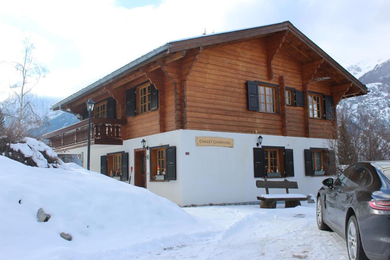 Chalet Charming Grächen Exteriér fotografie